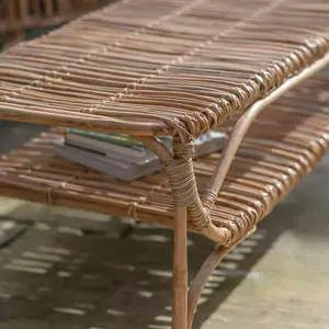 Nkuku Nesari Rattan Coffee Table
